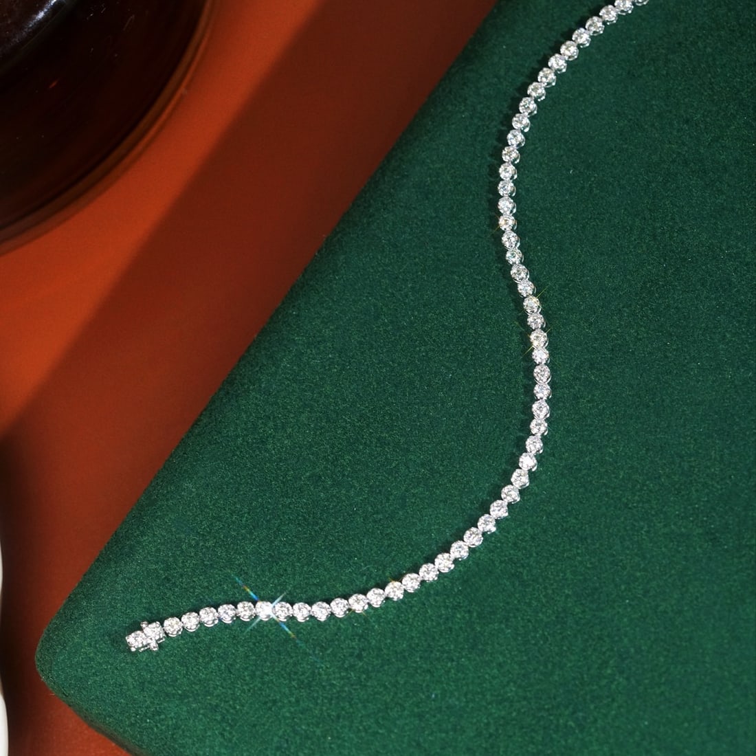 14k Gold 2.00 Ct Natural H Diamond Bracelet - 8