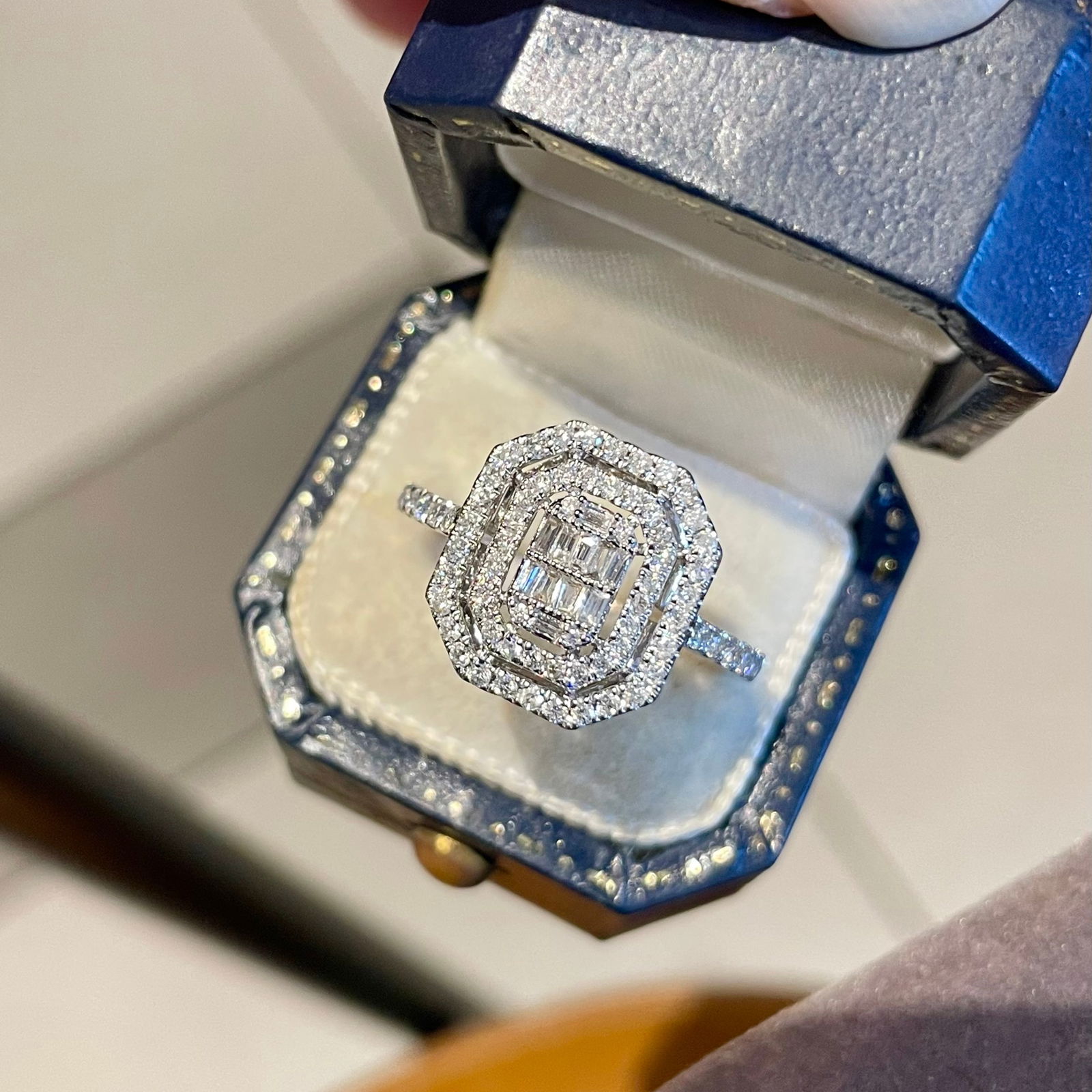 14k Gold 0.52 Ct Natural H Diamond Ring (1 of 7)