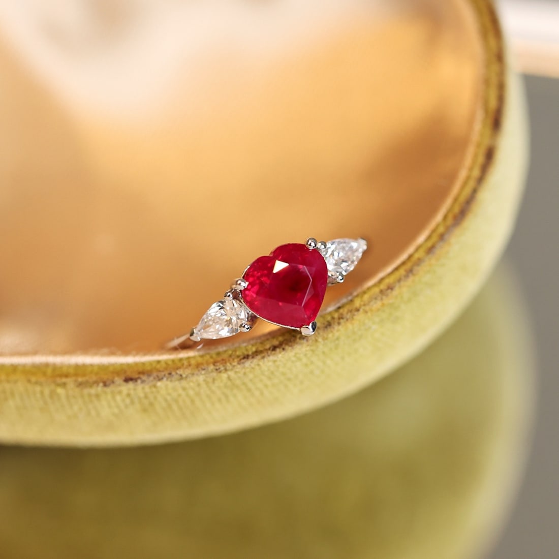 14k Gold 2.38 Ctw Natural Ruby & Diamond Ring - 2