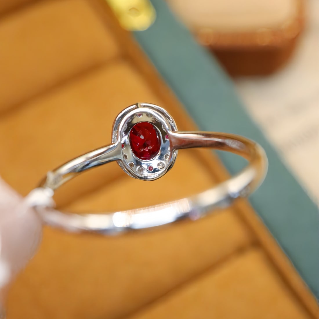 14k Gold 0.35 Ctw Natural Ruby & Ruby Ring - 5