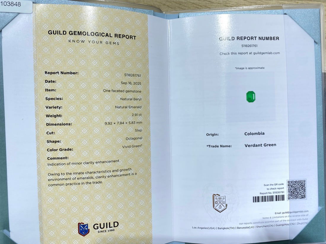 Express Shipping 18k Gold 4.06 Ctw Vivid Green Natural Emerald & Diamond Ring - 5