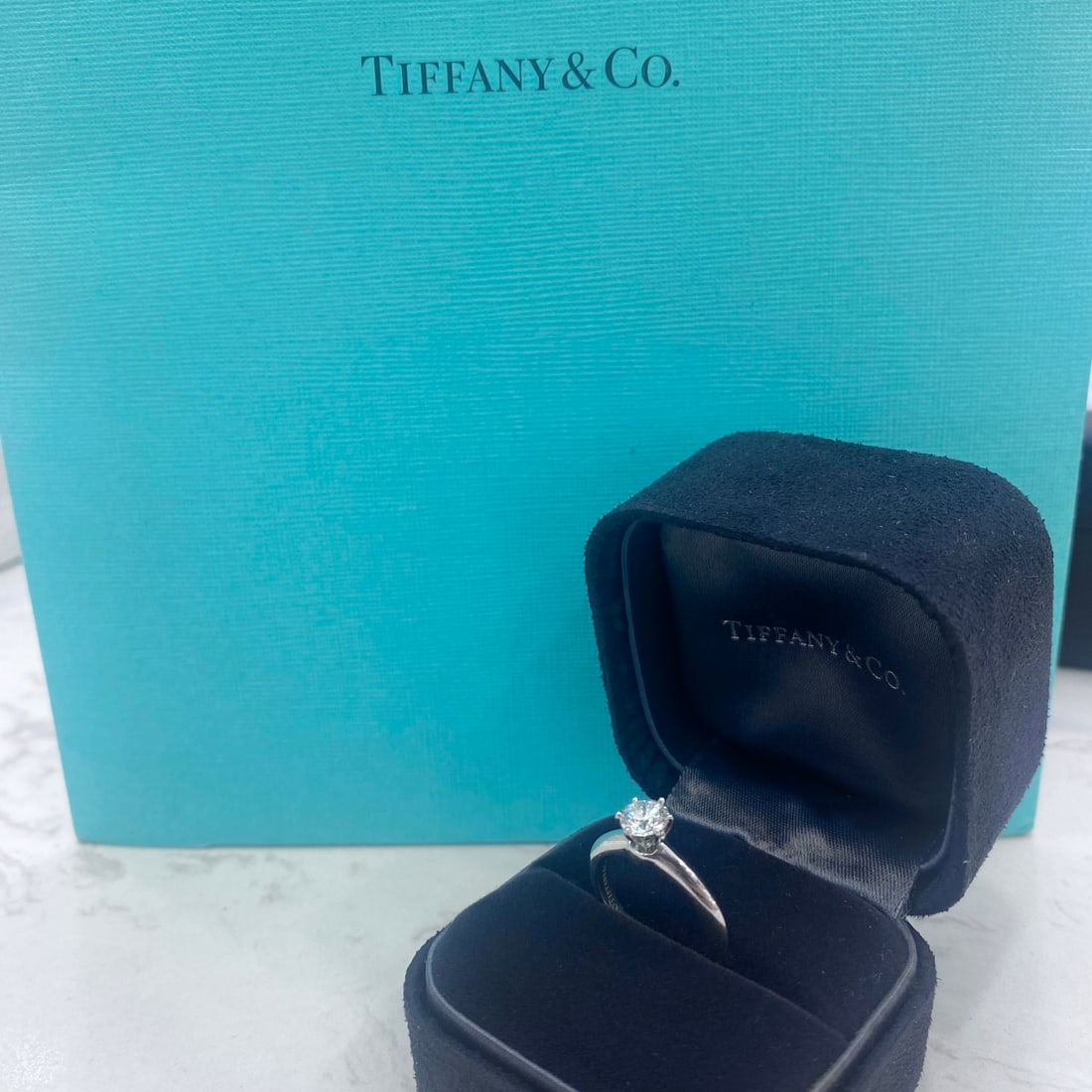 Express Shipping 18k Gold 0.56 Ct Natural G Diamond Ring - 4