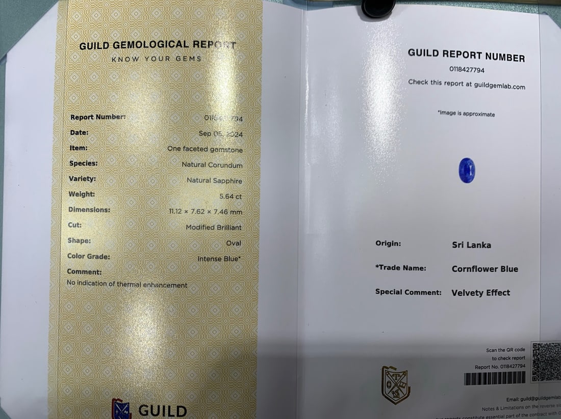 Express Shipping 18k Gold 8.07 Ctw Natural Sapphire & Diamond Ring/pendant( Without Chain ) - 6