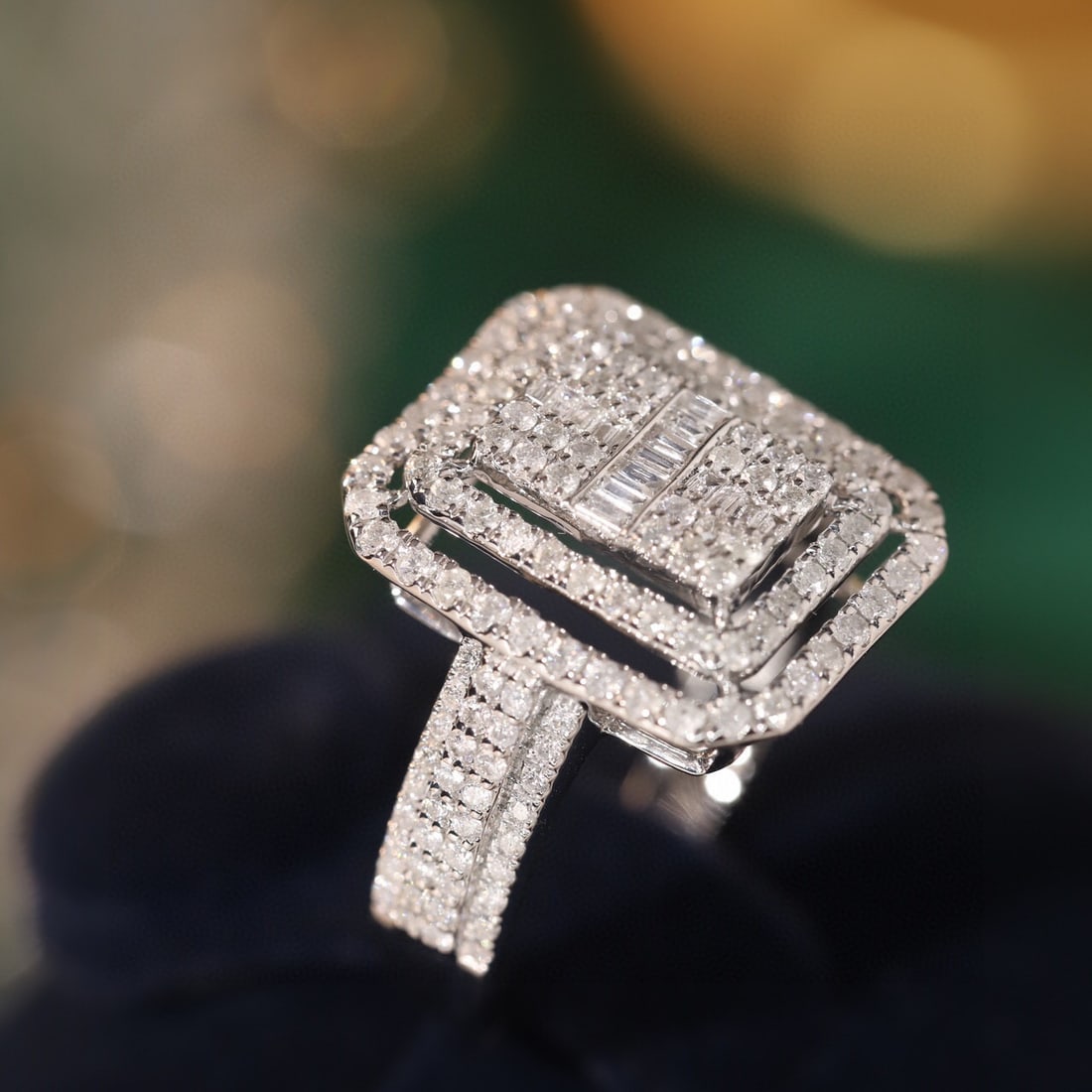 14k Gold 1.2 Ct Natural H Diamond Ring - 2