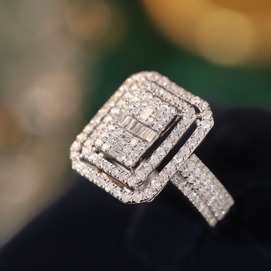 14k Gold 1.2 Ct Natural H Diamond Ring - 3