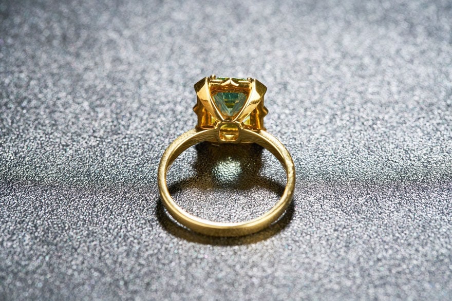 14k Gold 2.4 Ctw Natural Tourmaline & Diamond Ring - 5