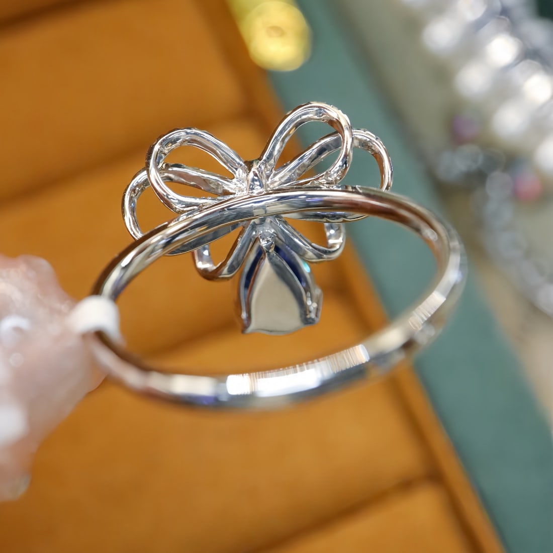 14k Gold 1.62 Ctw Natural Sapphire & Diamond Ring - 4