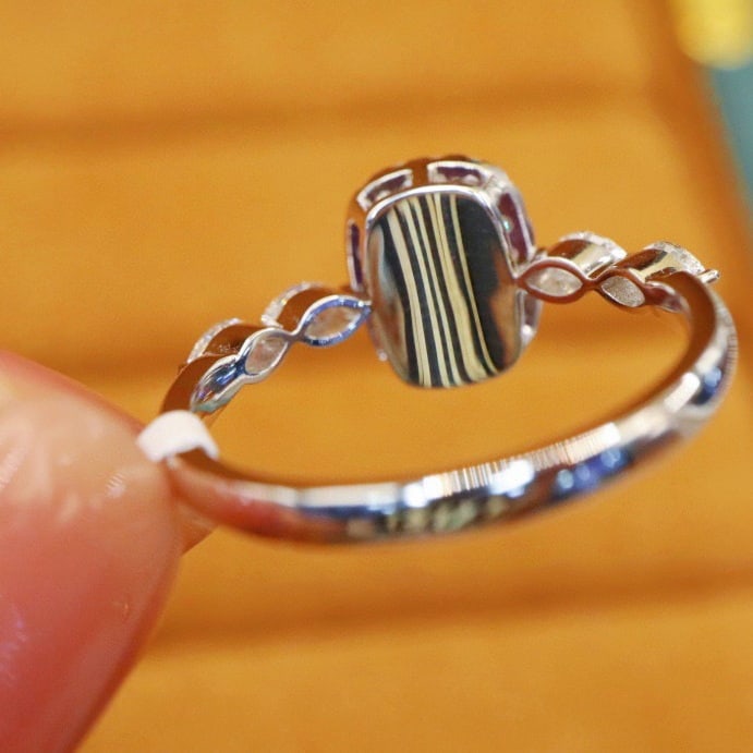 14k Gold 2.13 Ctw Natural Sapphire & Diamond Ring - 4