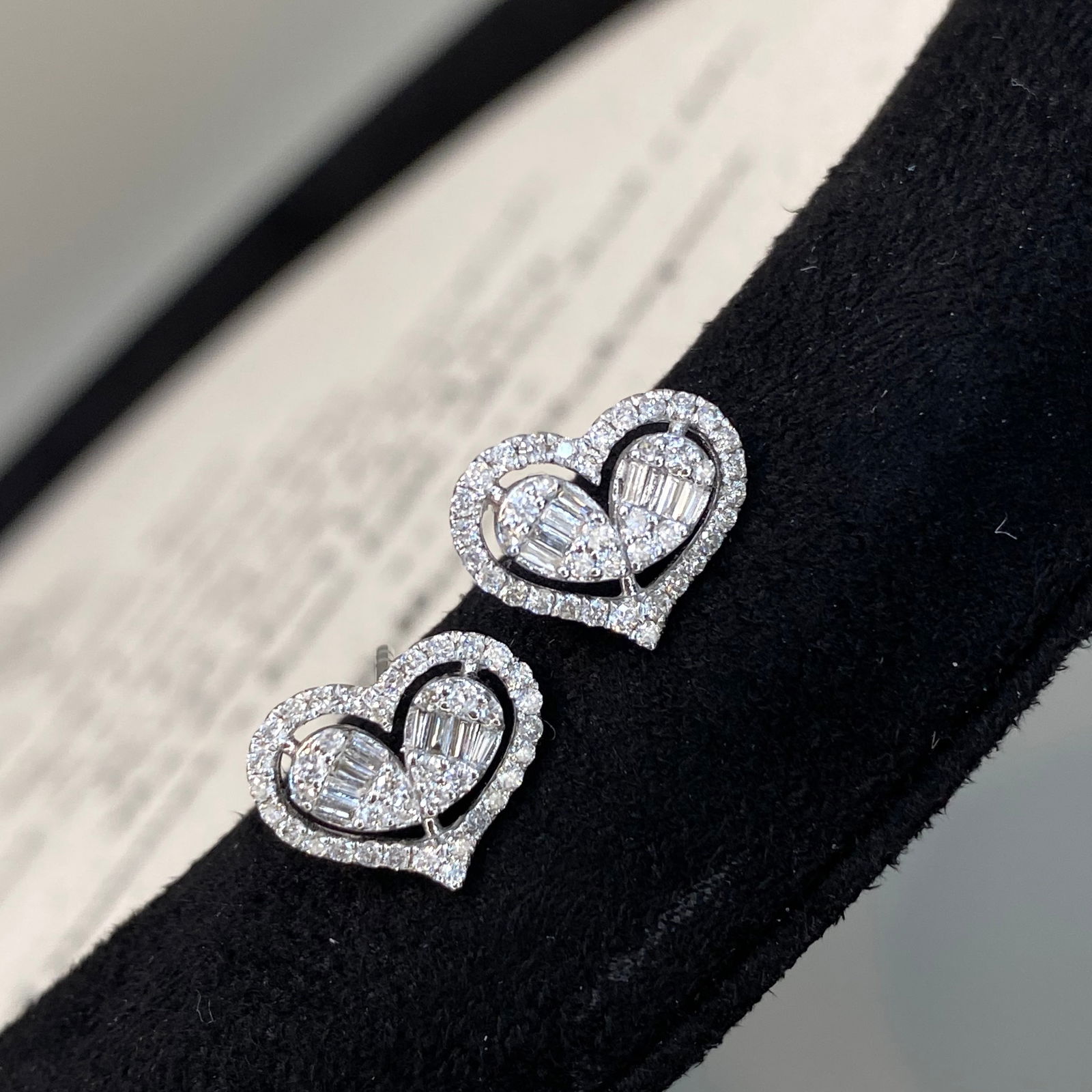 14k Gold 0.5 Ct Natural H Diamond Earrings - 8