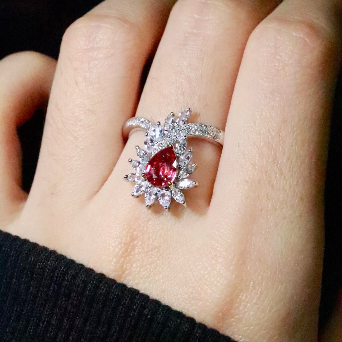 14k Gold 1.09 Ctw Natural Sapphire & Diamond Ring - 5