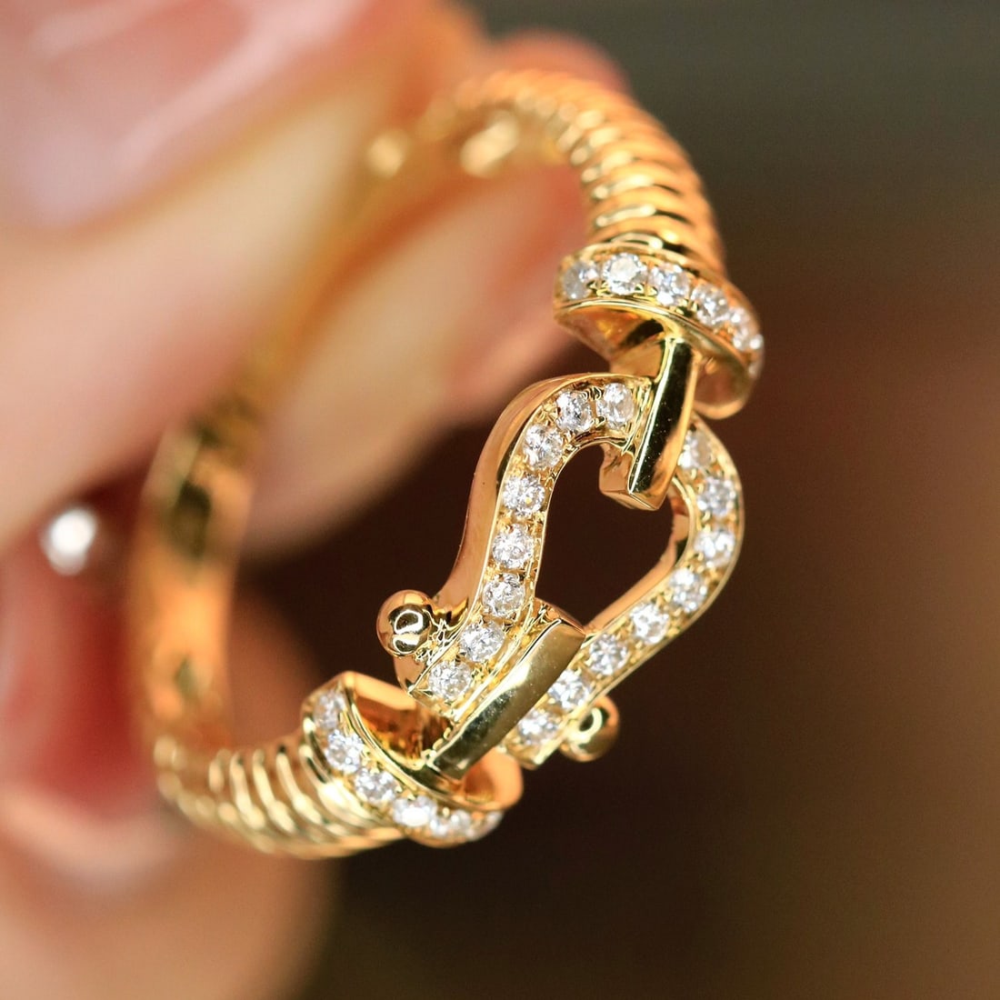 14k Gold 0.18 Ct Natural H Diamond Ring - 6