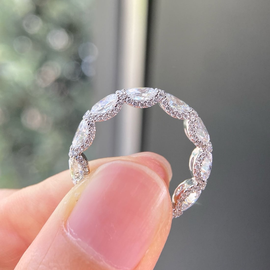 Express Shipping Gia Certified 18k Gold 4.05 Ctw Natural E Vs2 Oval Diamond Ring - 3