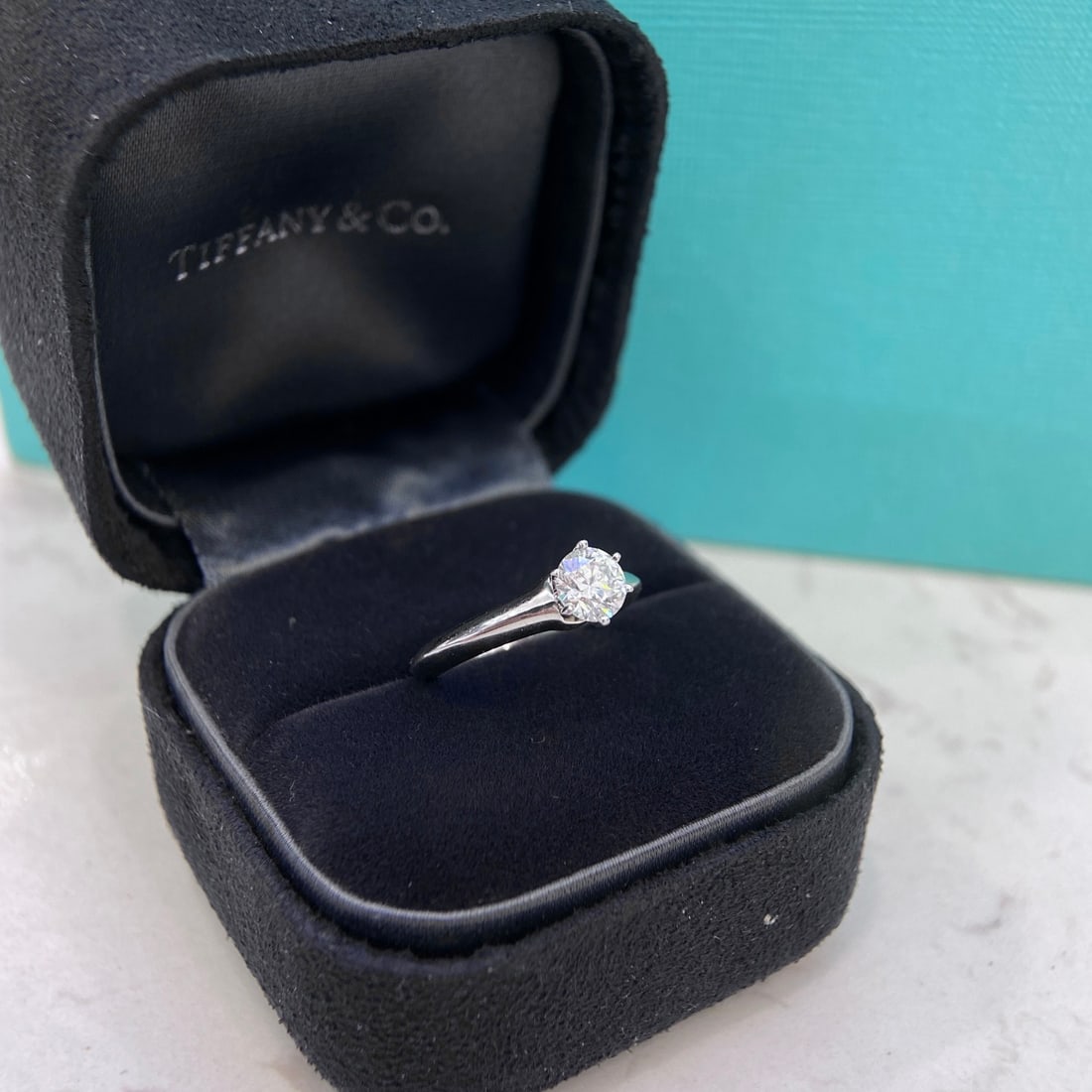 Express Shipping 18k Gold 0.56 Ct Natural G Diamond Ring - 2