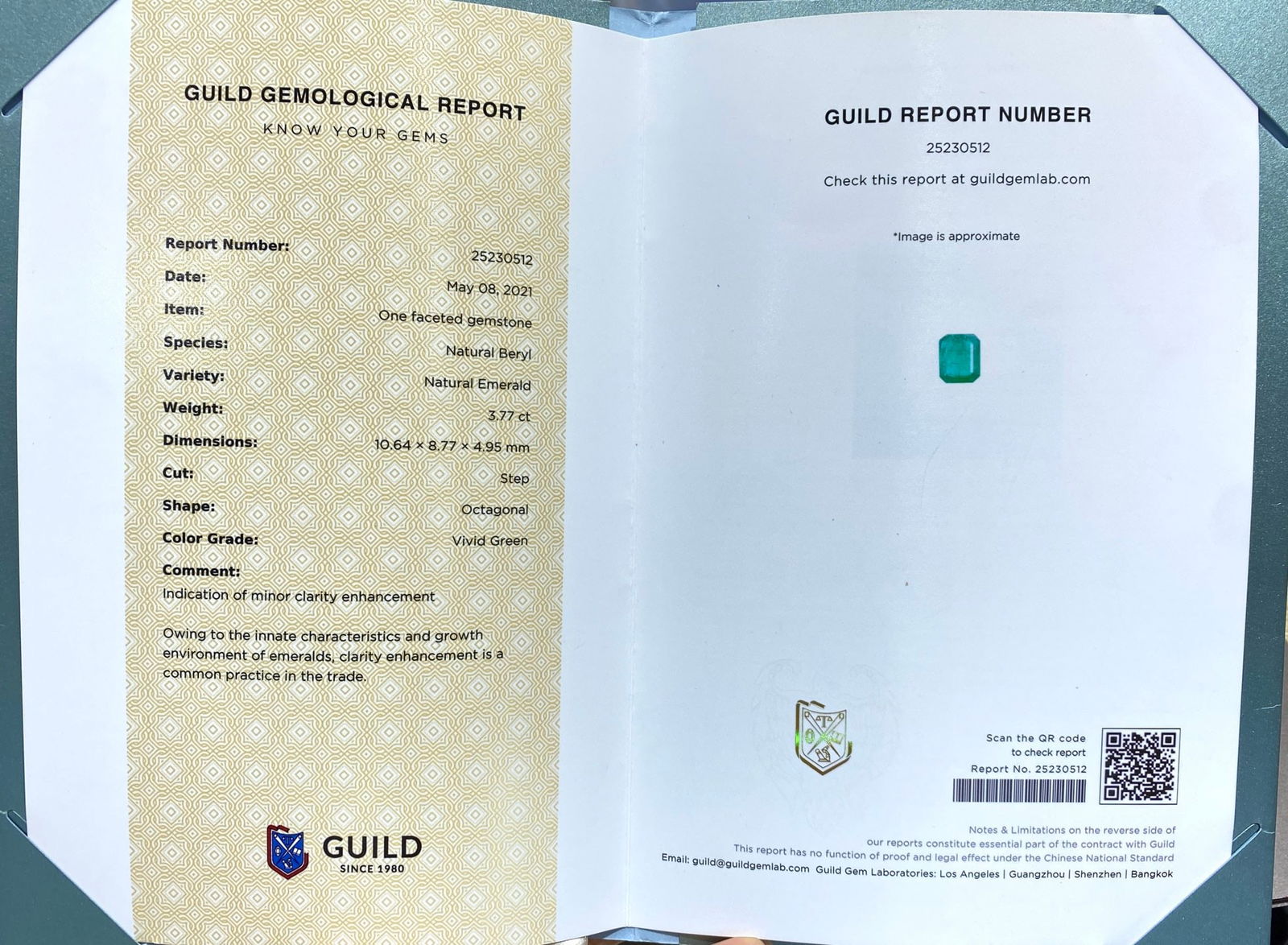 Express Shipping 18k Gold 8.19 Ctw Vivid Green Natural Emerald & Diamond Necklace - 4