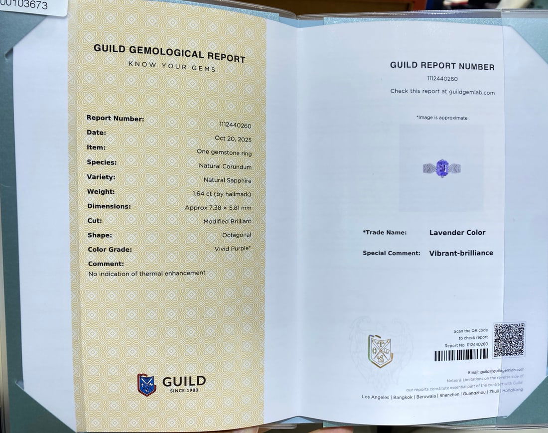 Express Shipping 18k Gold 1.84 Ctw Natural Sapphire & Diamond Ring - 4