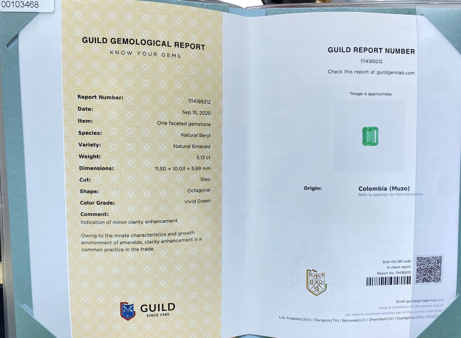 Express Shipping 18k Gold 7.73 Ctw Vivid Green Natural Emerald & Diamond Ring - 5