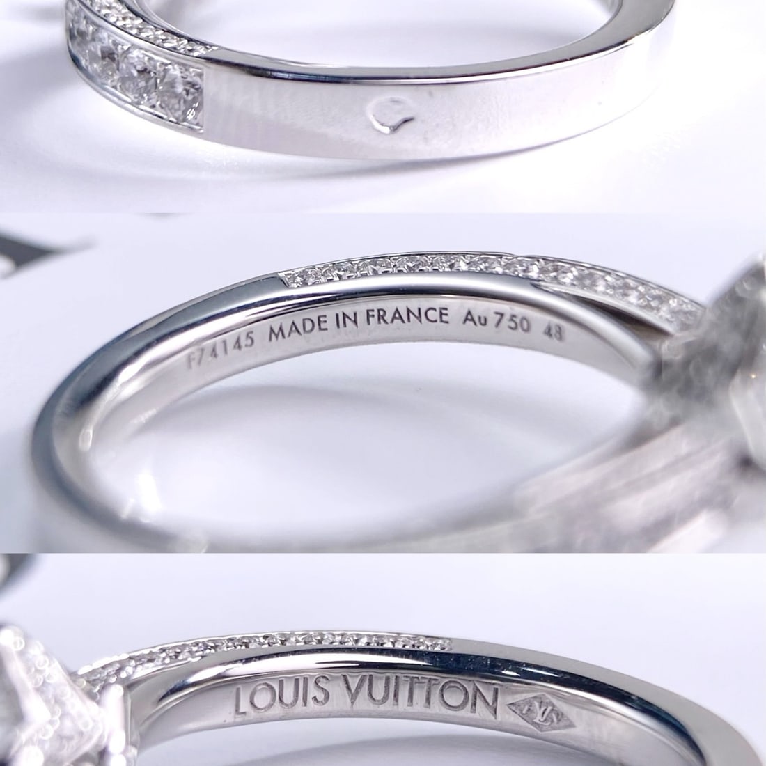 Express Shipping Gia Certified Express Shipping 18k Gold 1.06 Ct Natural E Vvs2 Diamond Ring - 2