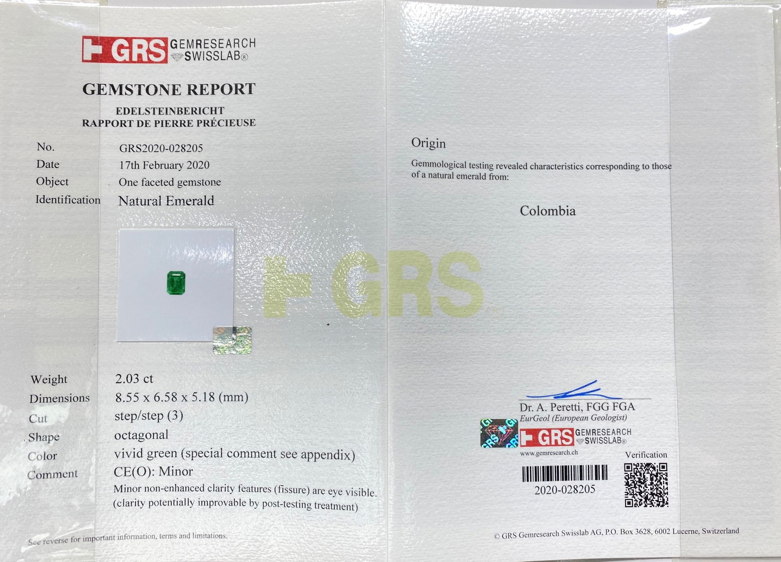 Express Shipping Grs(gemstone Reports) Certified Express Shipping 18k Gold 2.57 Ctw Vivid Green C... - 5