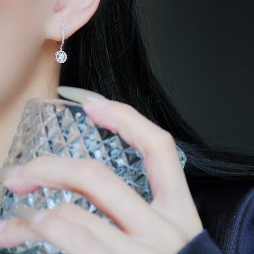 14k Gold 0.34 Ctw Natural H Diamond Earrings - 5