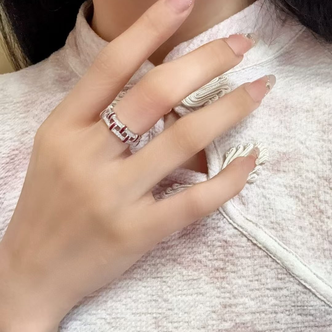 14k Gold 0.88 Ctw Natural Ruby & Diamond Ring - 5