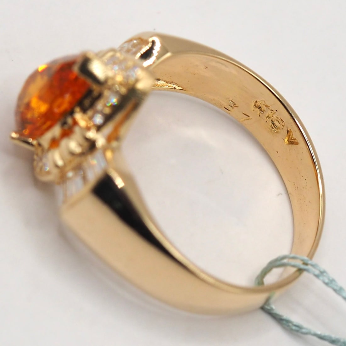 14k Gold 2.15 Ctw Natural Sapphire & Diamond Ring - 3