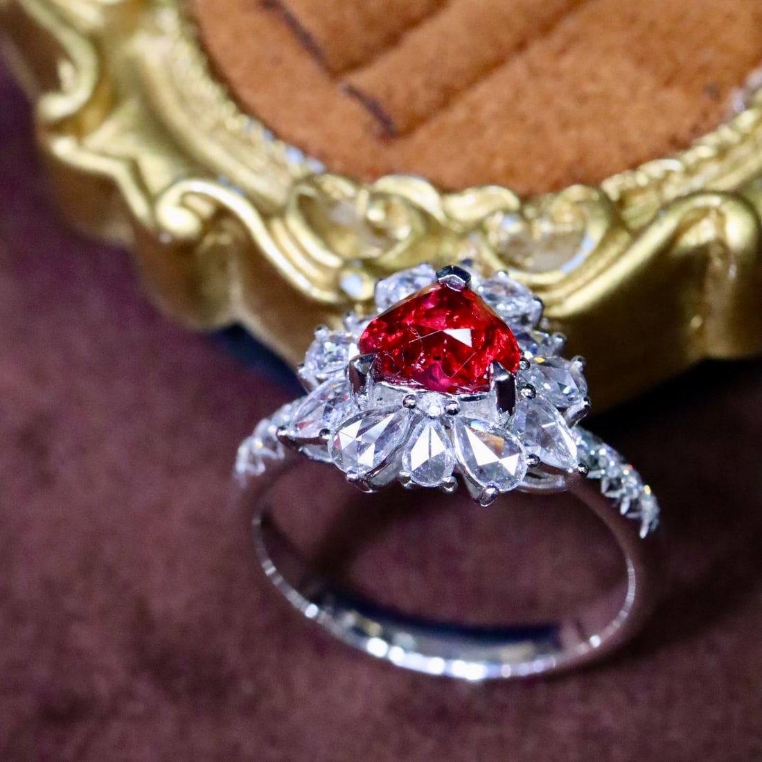 14k Gold 1.65 Ctw Natural Ruby & Diamond Ring - 4