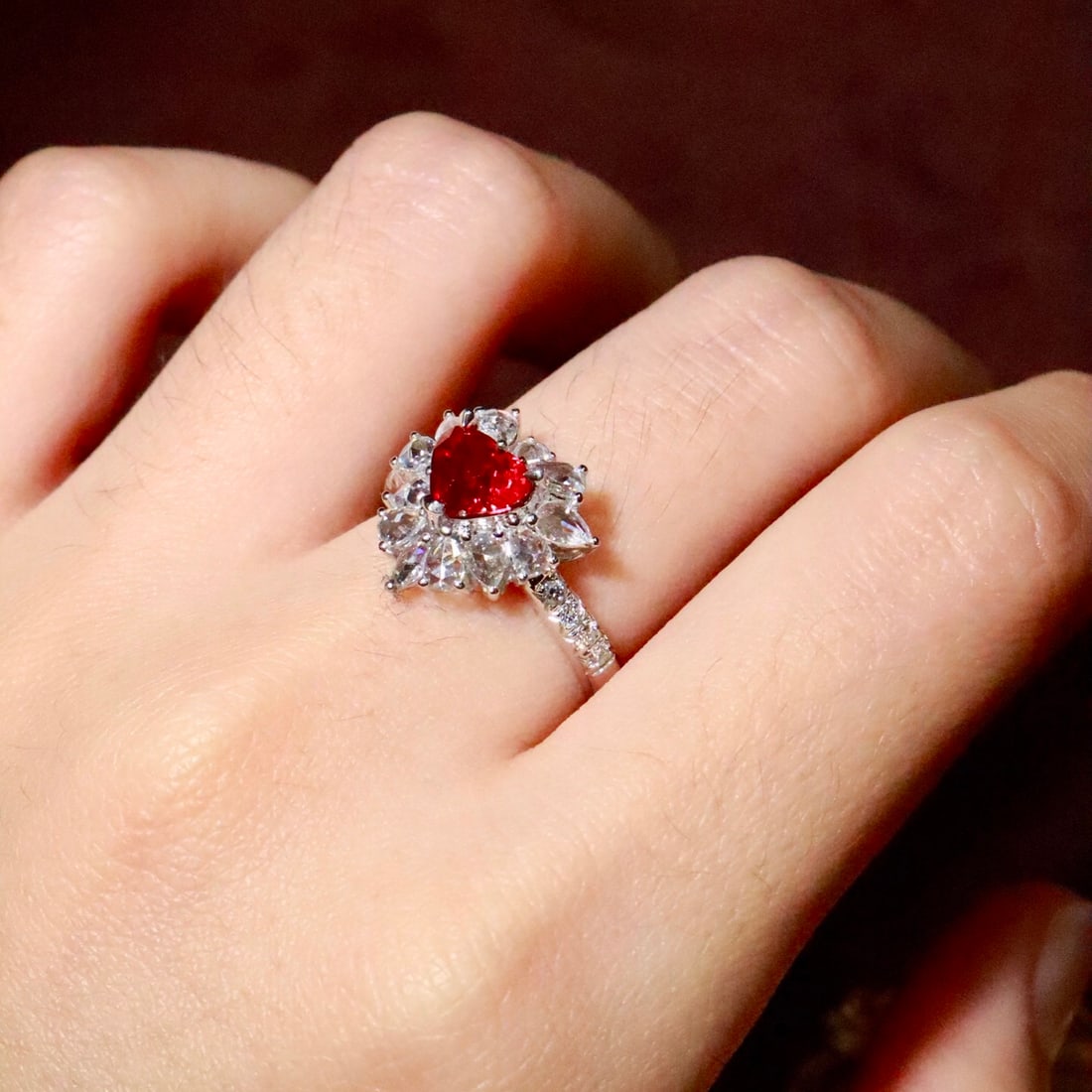 14k Gold 1.65 Ctw Natural Ruby & Diamond Ring - 6