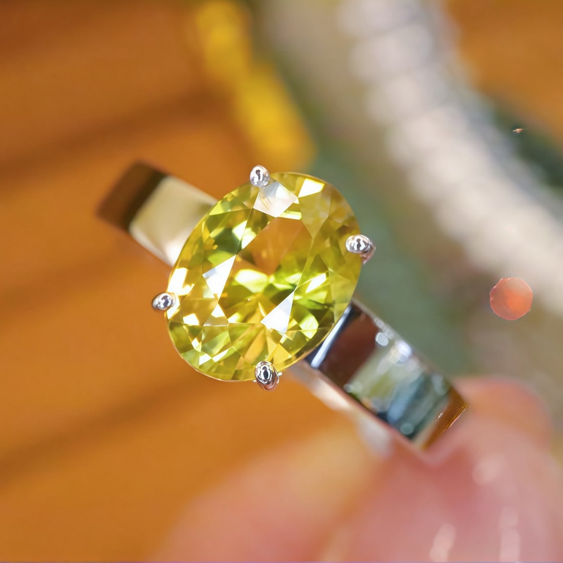 14k Gold 1.63 Ct Natural Chrysoberyl Ring - 2