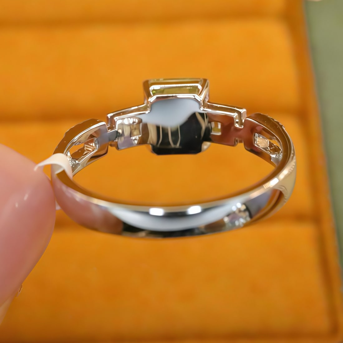 14k Gold 1.85 Ctw Natural Chrysoberyl & Diamond Ring - 4