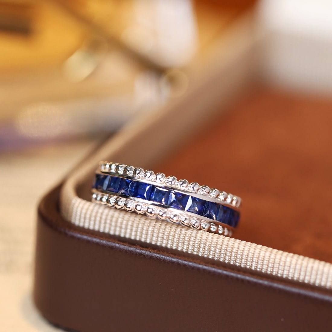 14k Gold 2.85 Ct Natural Sapphire Ring - 3