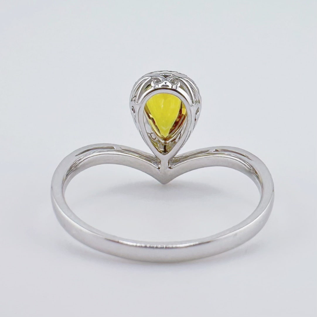 14k Gold 1.11 Ctw Natural Sapphire & Diamond Ring - 4