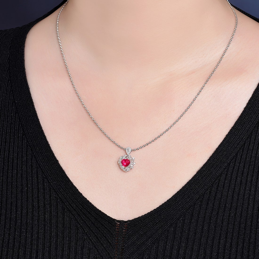 14k Gold 1.57 Ctw Natural Ruby & Diamond Ring/pendant( Without Chain ) - 8