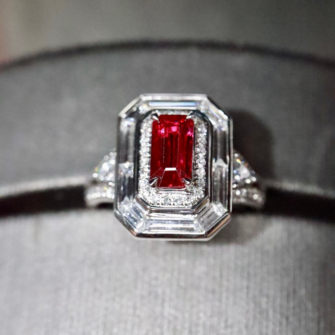 14k Gold 1.22 Ctw Natural Ruby & Diamond Ring - 2