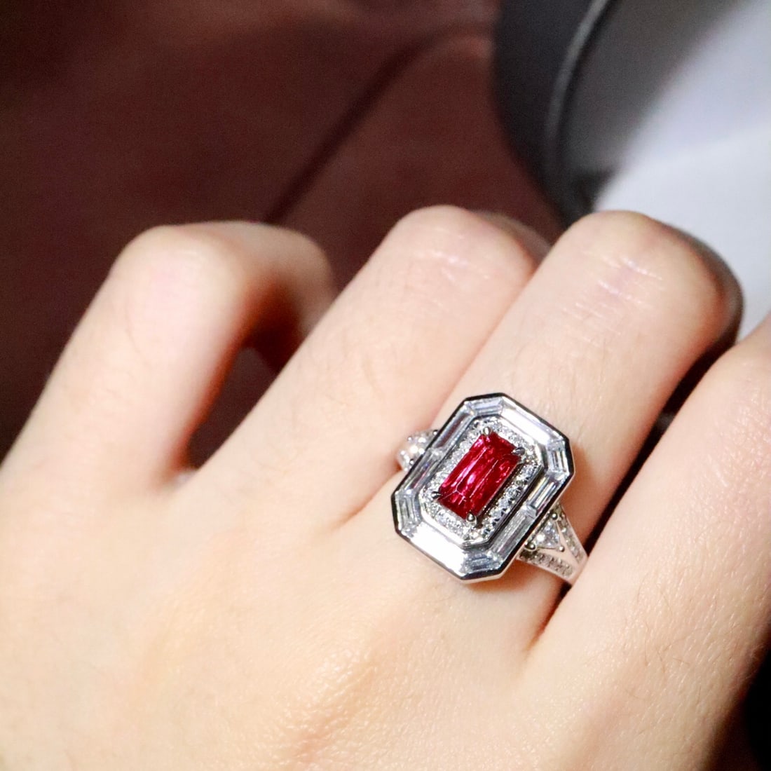 14k Gold 1.22 Ctw Natural Ruby & Diamond Ring - 6