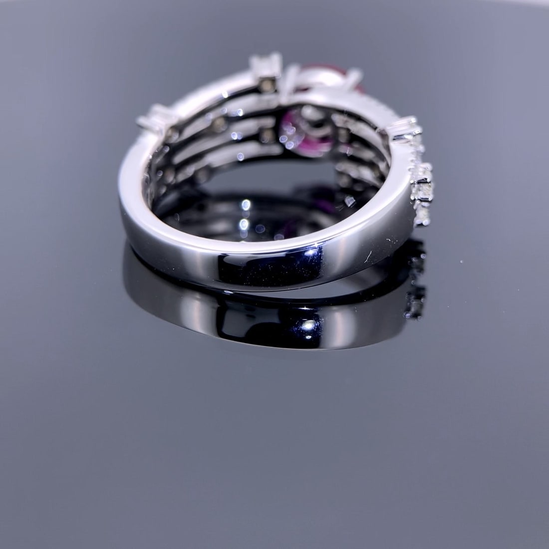 14k Gold 1.73 Ctw Natural Ruby & Diamond Ring - 7