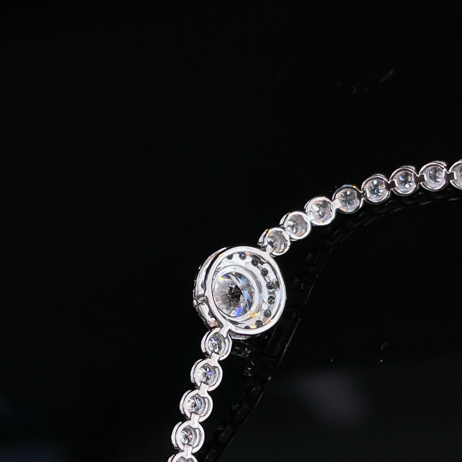 14k Gold 1.50 Ctw Natural H Diamond Bracelet - 5