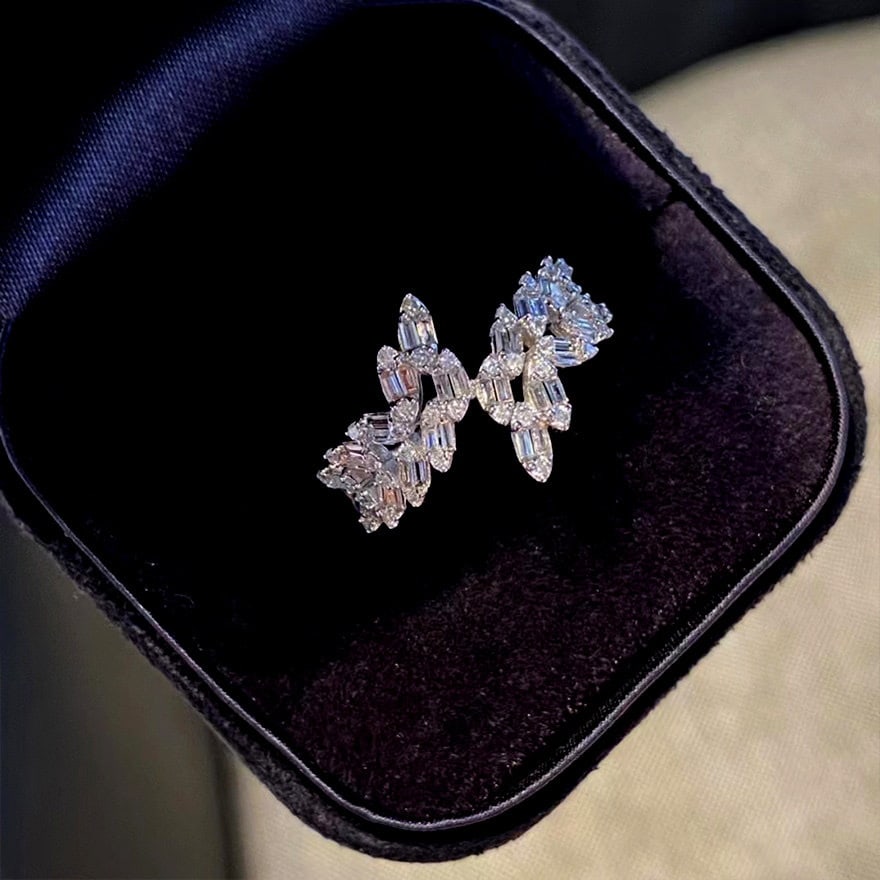 14k Gold 0.9 Ct Natural H Diamond Ring - 2