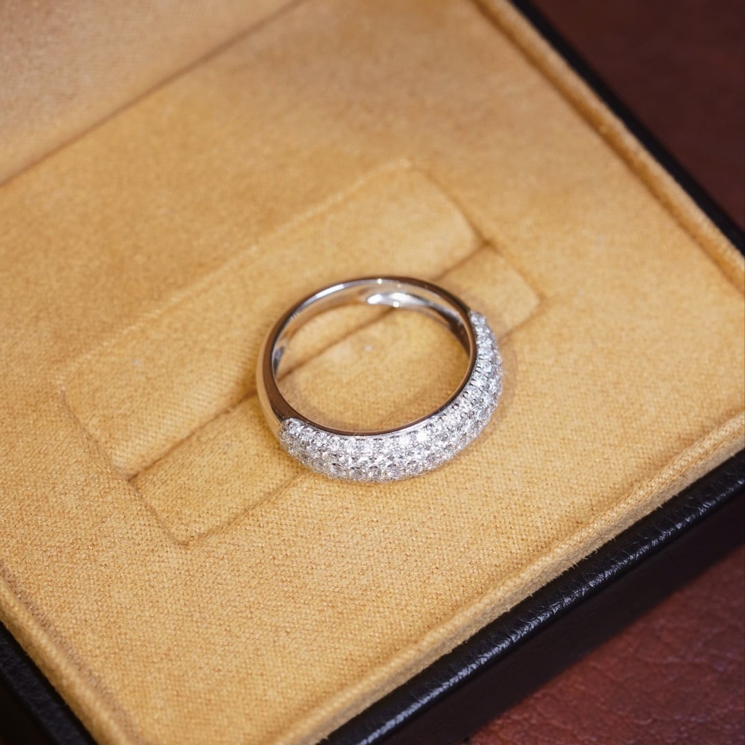 14k Gold 1.10 Ct Natural H Diamond Ring - 2