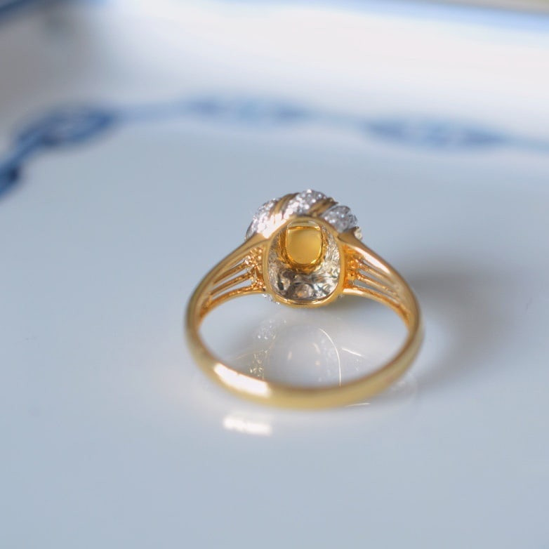 14k Gold 1.17 Ctw Natural Emerald & Diamond Ring - 9