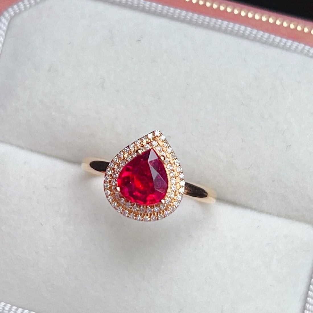 14k Gold 1.37 Ctw Natural Tourmaline & Diamond Ring - 4