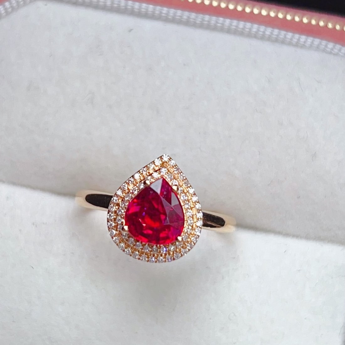 14k Gold 1.37 Ctw Natural Tourmaline & Diamond Ring - 6