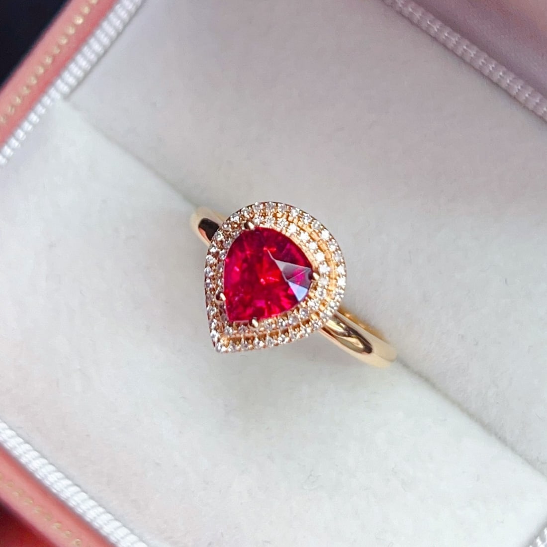 14k Gold 1.37 Ctw Natural Tourmaline & Diamond Ring - 7