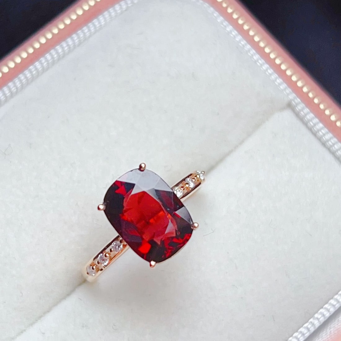 14k Gold 2.86 Ctw Natural Tourmaline & Diamond Ring - 2