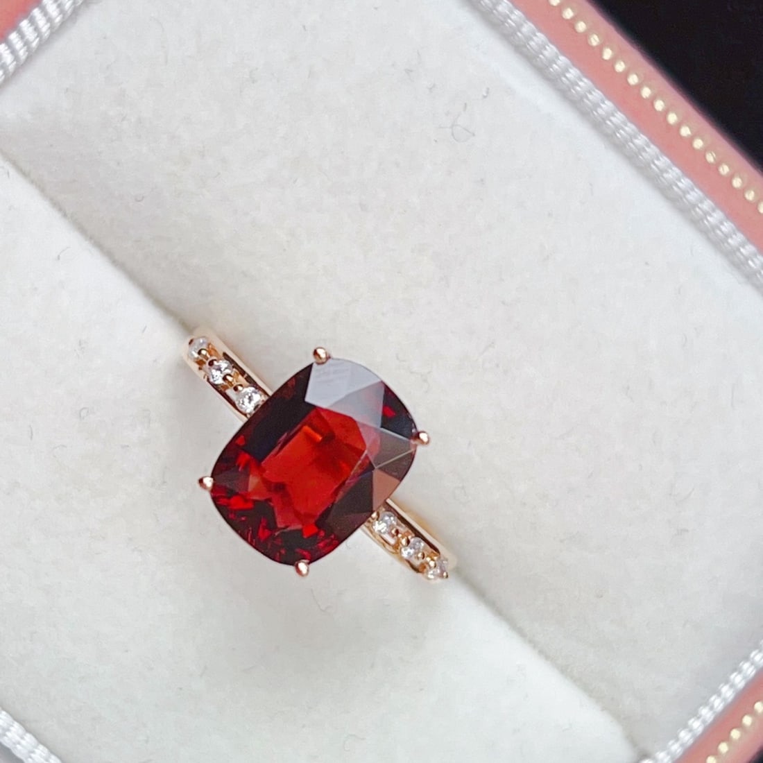 14k Gold 2.86 Ctw Natural Tourmaline & Diamond Ring - 4