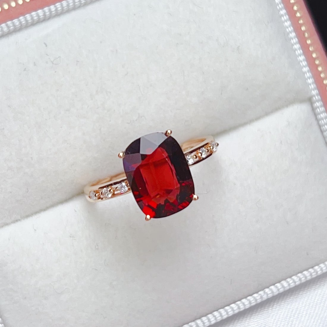 14k Gold 2.86 Ctw Natural Tourmaline & Diamond Ring - 8