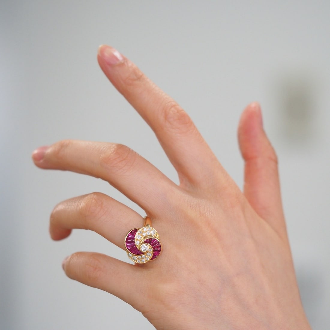 14k Gold 1.93 Ctw Natural Ruby & Diamond Ring - 6