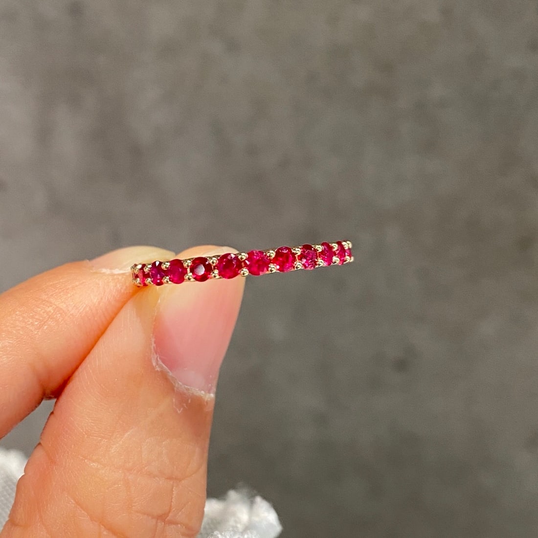 14k Gold 1.43 Ct Natural Ruby Ring - 6