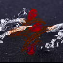 14k Gold 0.87 Ctw Natural Ruby & Diamond Ring