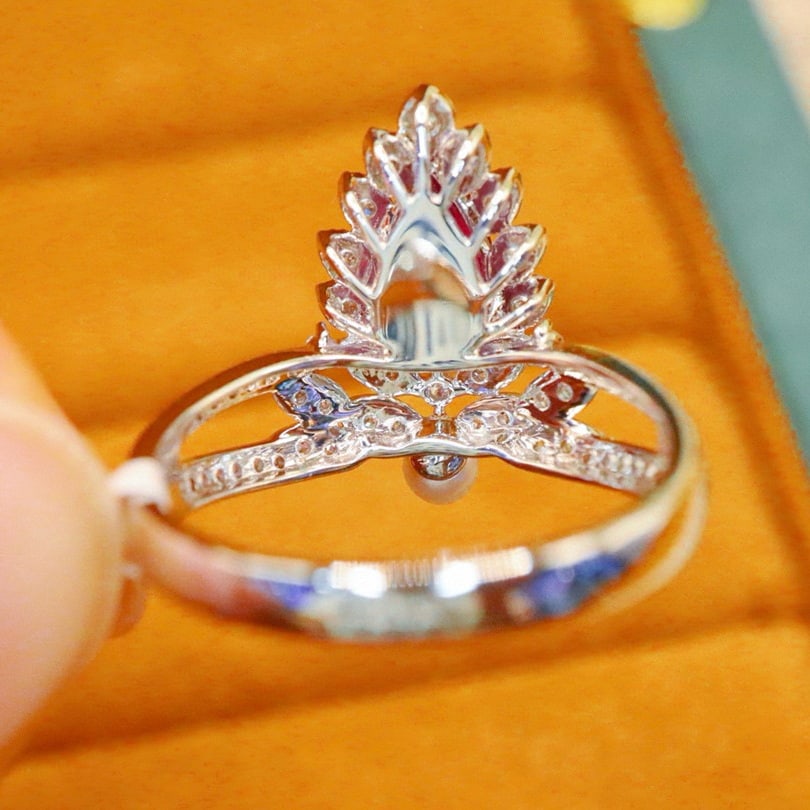 14k Gold 1.34 Ctw Natural Ruby & Diamond Ring - 4