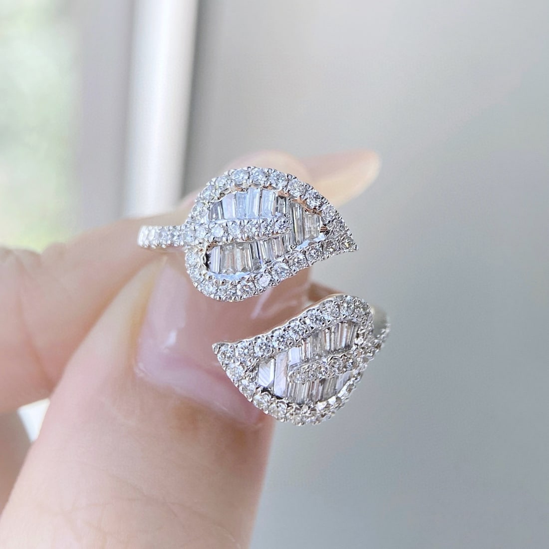 14k Gold 0.9 Ct Natural H Diamond Ring: Ref:230976169 // gold content:14k gold // ring size:7. 25us // // main gemstone:diamond // shape:multiply // carat weight:0. 9ct // clarity grade:vs-si // color:h // treatment:natural // High